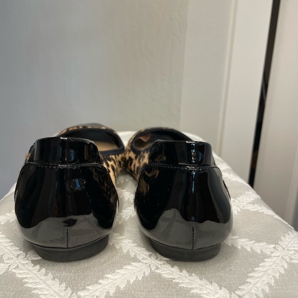 Alfani Stepflex Size 10 Leopard Print Leather Upper Flats - Picture 4 of 7